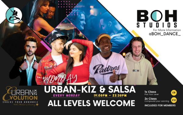 Salsa and urban Kiz classes